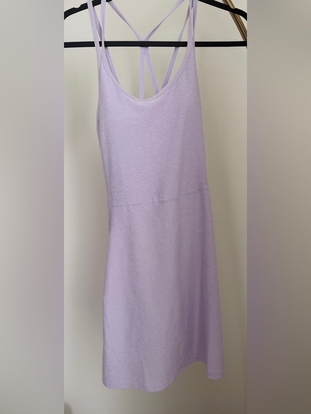 Light Lavender Strappy Athletic Dress